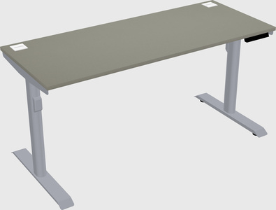 Dual motor electric desk