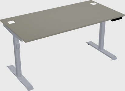 Dual motor electric desk