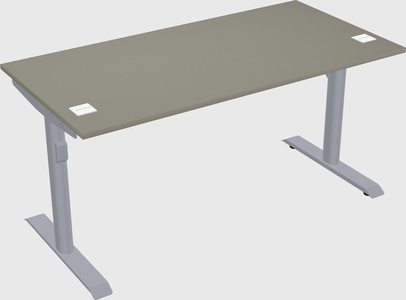 Dual motor electric desk