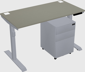 Dual motor electric desk