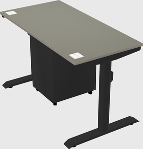 Dual motor electric desk