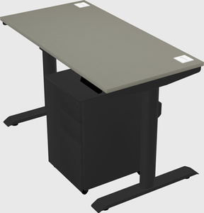 Dual motor electric desk
