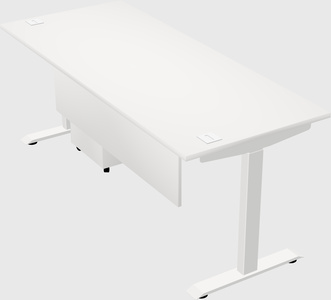 Single motor electric desk