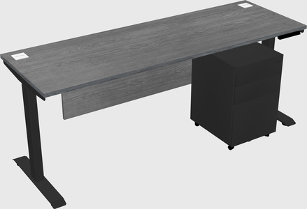 Single motor electric desk