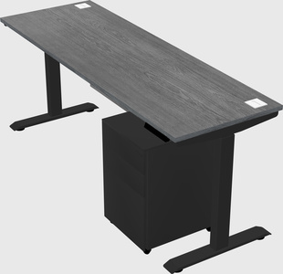 Single motor electric desk