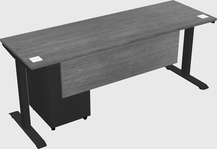 Single motor electric desk