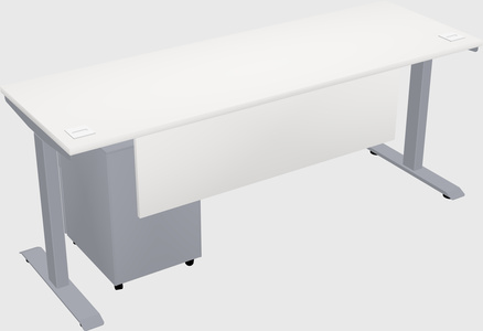 Single motor electric desk
