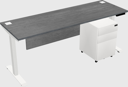 Single motor electric desk