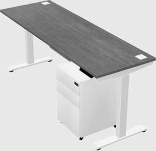 Single motor electric desk