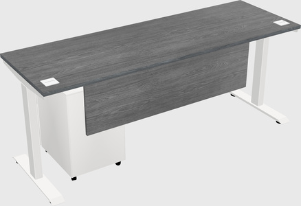 Single motor electric desk