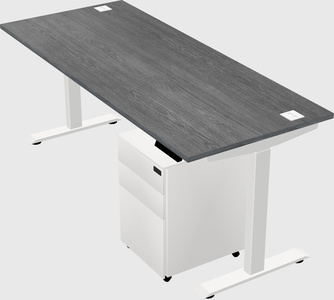 Single motor electric desk