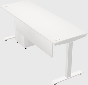 Single motor electric desk