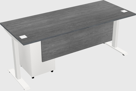 Single motor electric desk