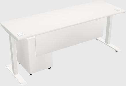 Single motor electric desk