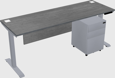 Single motor electric desk