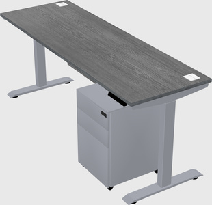 Single motor electric desk