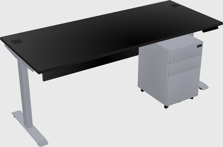Single motor electric desk