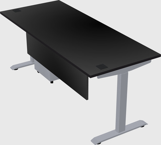 Single motor electric desk
