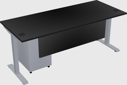 Single motor electric desk