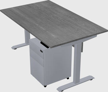 Single motor electric desk