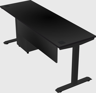 Single motor electric desk