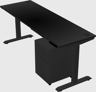 Single motor electric desk