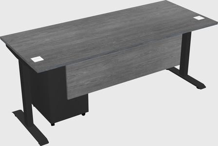 Single motor electric desk