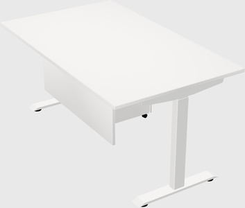 Single motor electric desk
