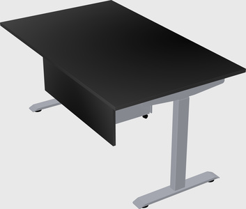 Single motor electric desk