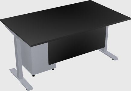 Single motor electric desk