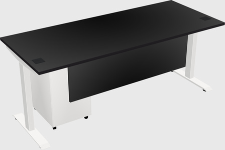 Single motor electric desk