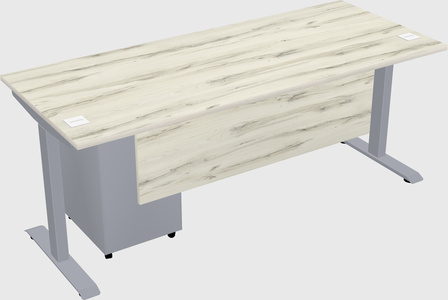 Single motor electric desk