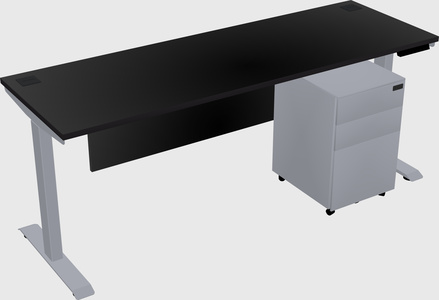 Single motor electric desk