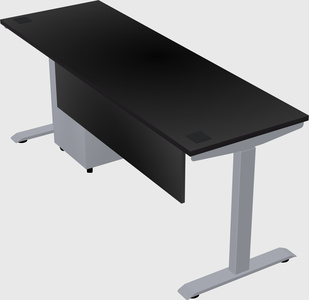 Single motor electric desk