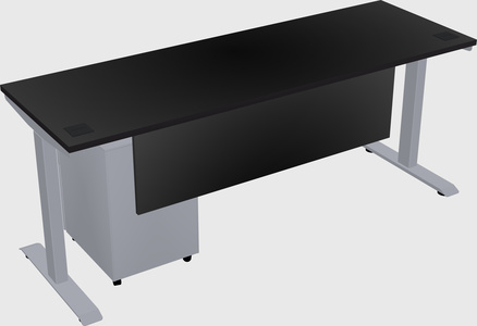 Single motor electric desk