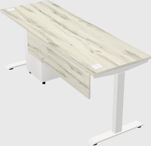 Single motor electric desk