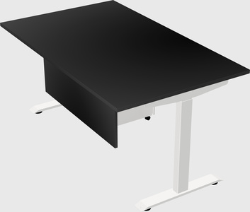 Single motor electric desk