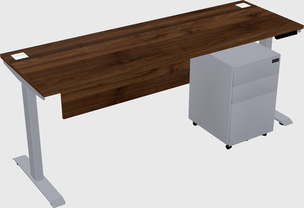 Single motor electric desk