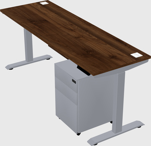 Single motor electric desk