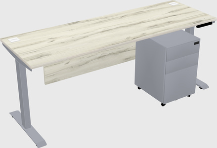Single motor electric desk