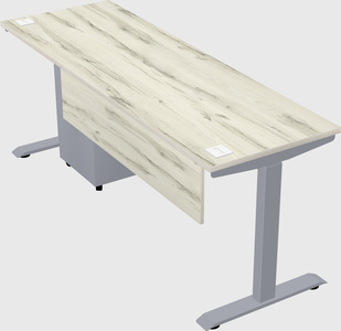Single motor electric desk