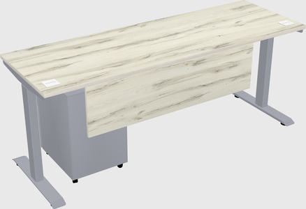 Single motor electric desk