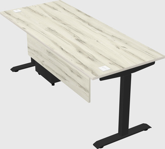 Single motor electric desk
