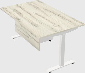 Single motor electric desk