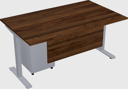 Single motor electric desk