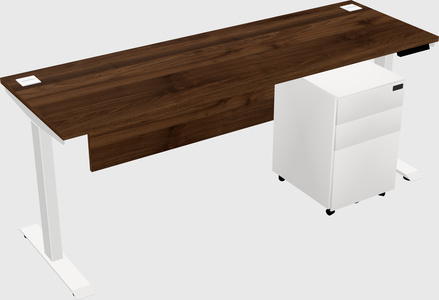 Single motor electric desk