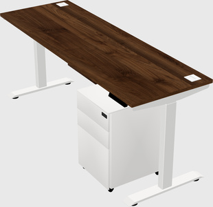 Single motor electric desk