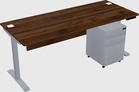 Single motor electric desk