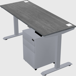 Single motor electric desk
