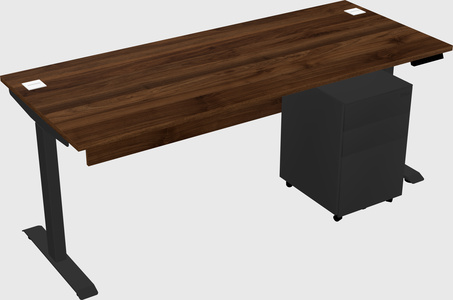 Single motor electric desk